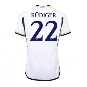 Maillot de foot Real Madrid Antonio Rudiger #22 Domicile 2023-24 Manches Courte